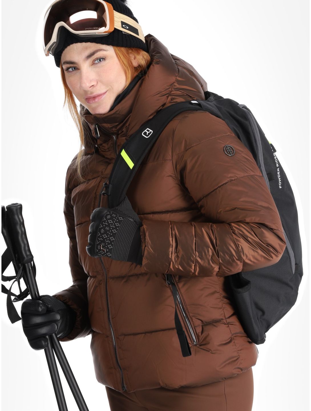 Poivre Blanc, Traditional 24PBH1201/WO ski jacket women Choco Brown brown 