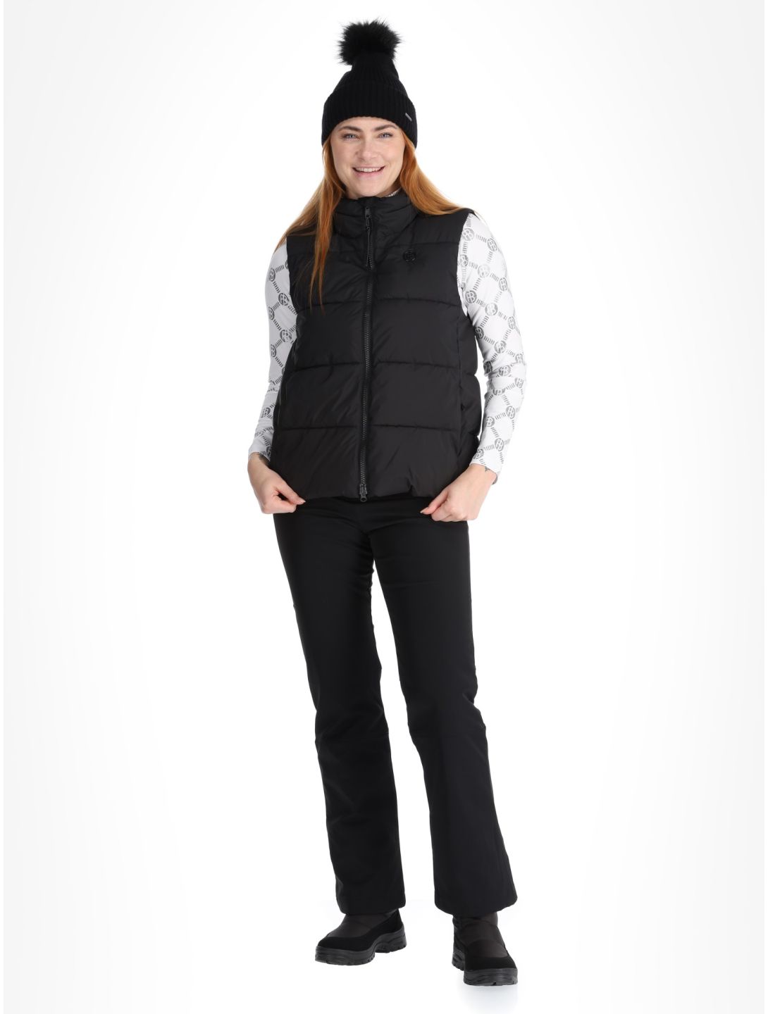 Poivre Blanc, Traditional 24PBH1205/WO/B body warmer women Black black 