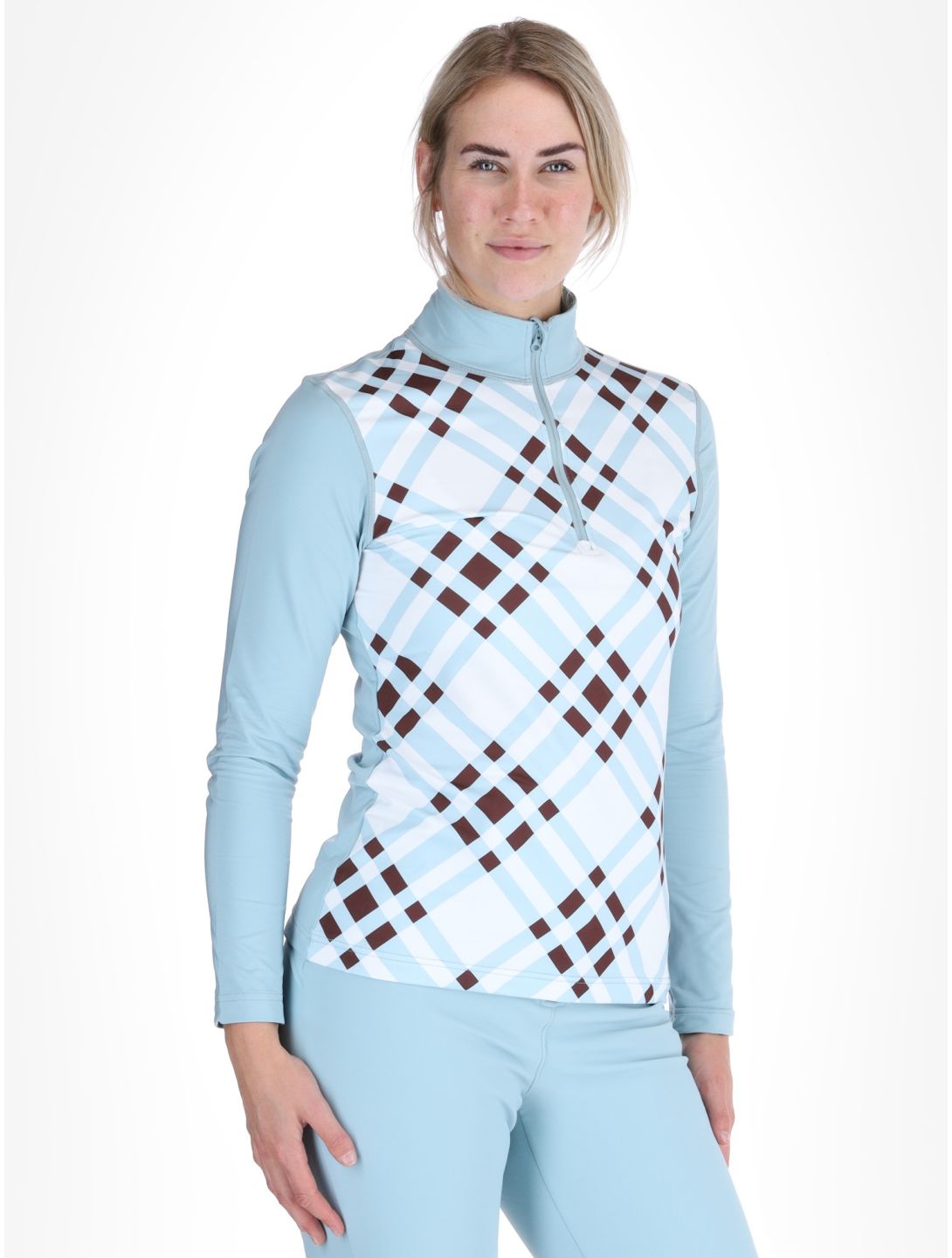 Poivre Blanc, Traditional 24PBH1940/WO/C pullover women Cross Aloe Blue blue, white 