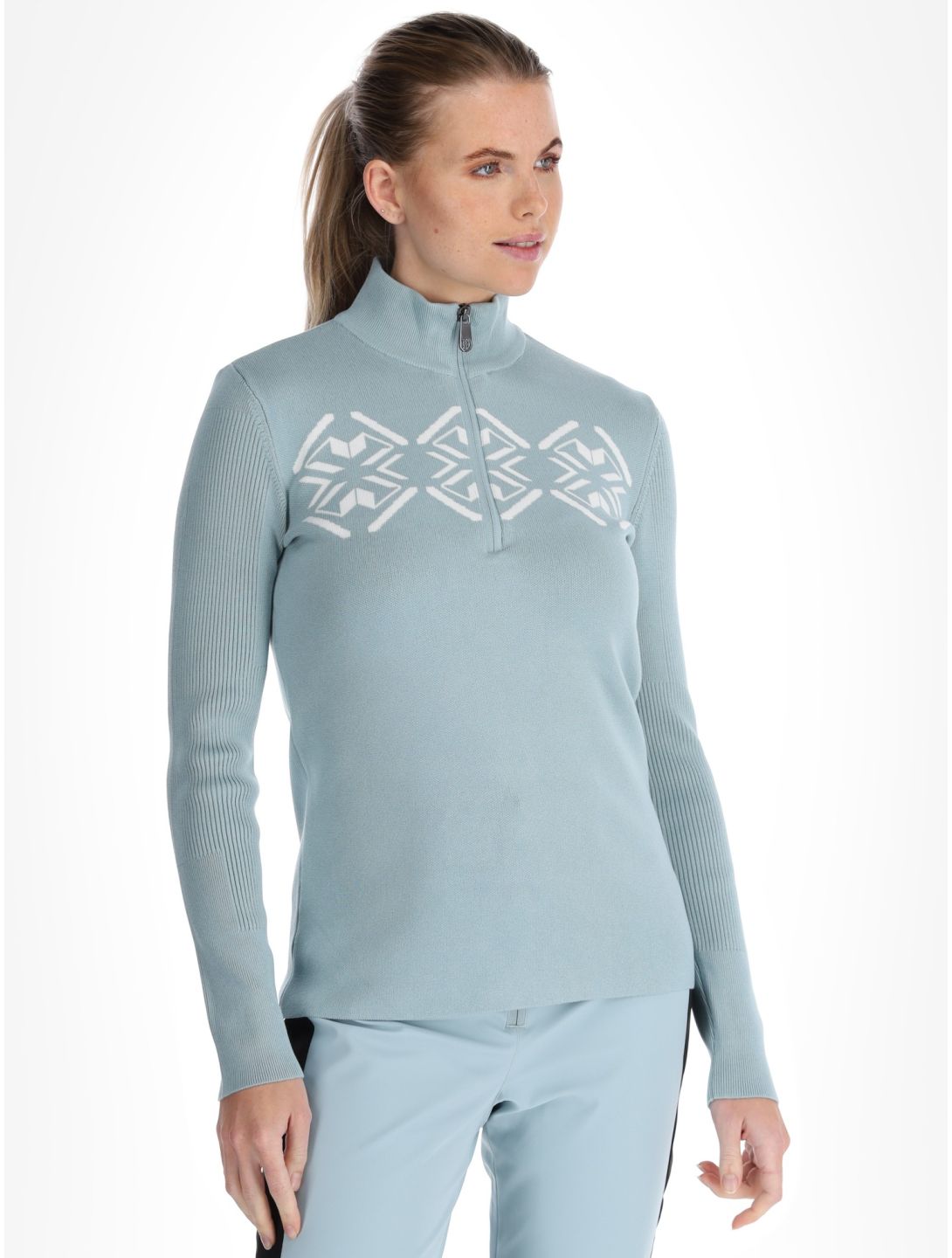 Poivre Blanc, Traditional 24PBH3540/WO pullover women Aloe Blue blue 