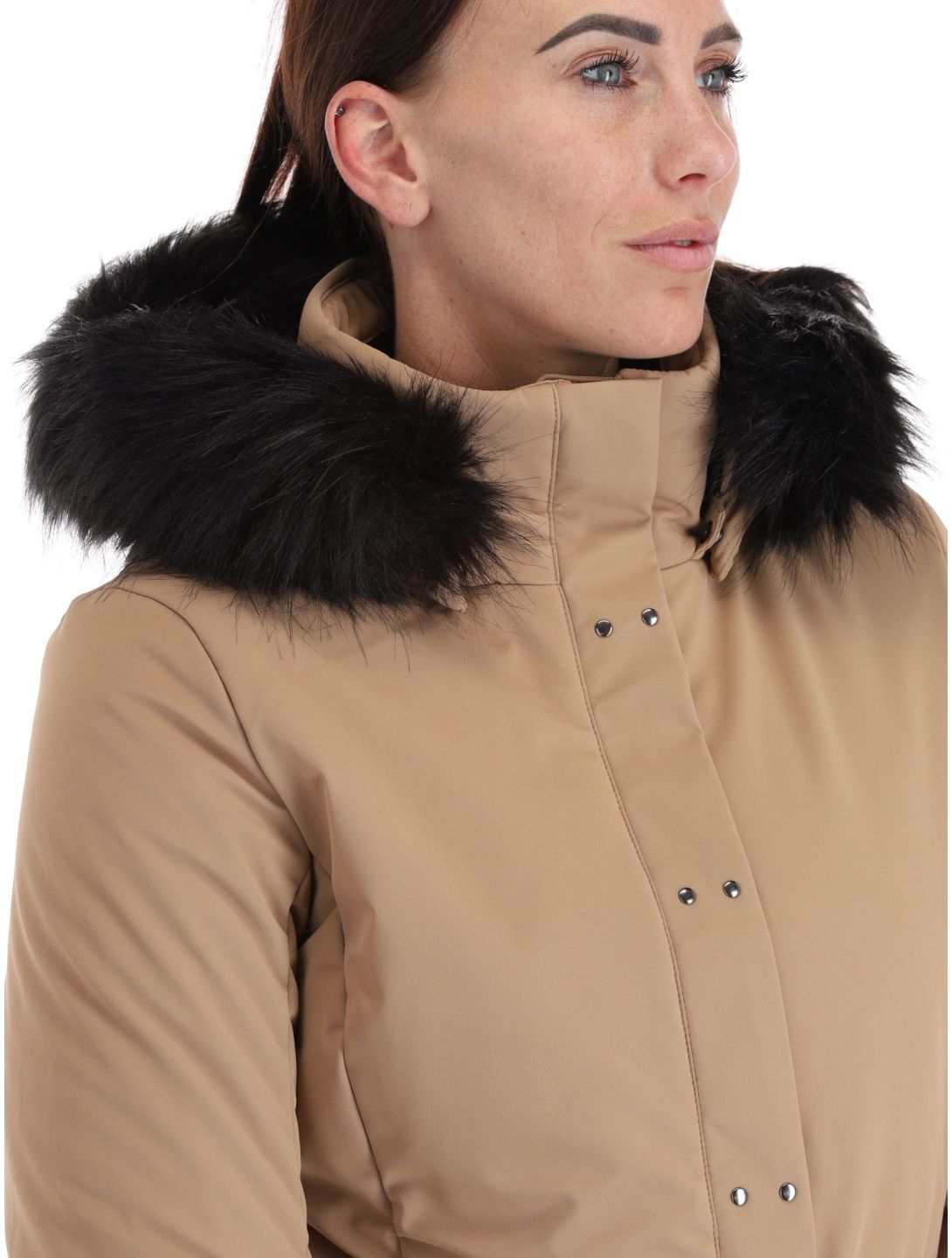 Poivre Blanc, Traditional Line W23-0801-WO ski jacket women Almond Brown brown 