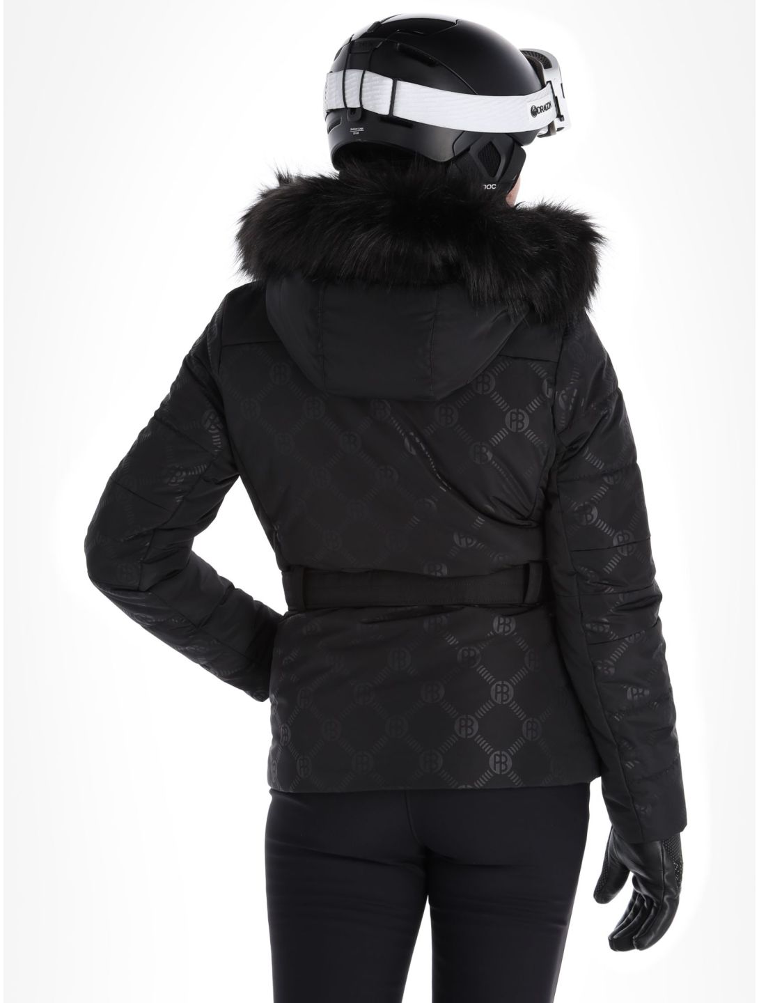 Poivre Blanc, Traditional Line W23-1003-WO/E ski jacket women Embossed Black black 