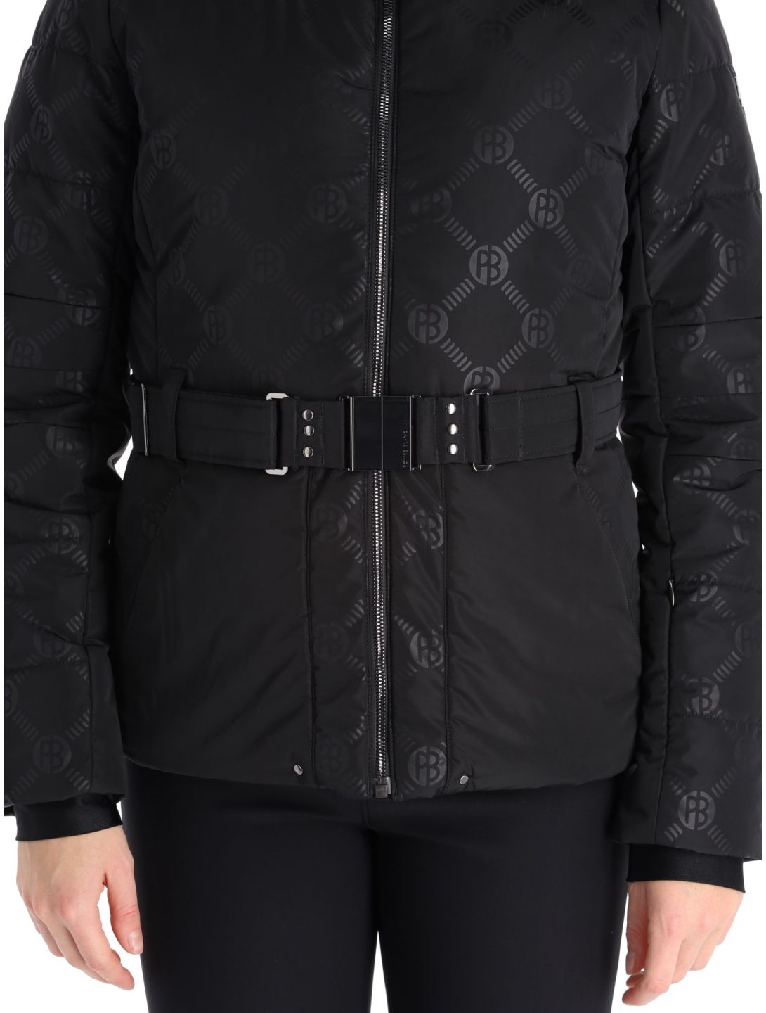 Poivre Blanc, Traditional Line W23-1003-WO/E ski jacket women Embossed Black black 