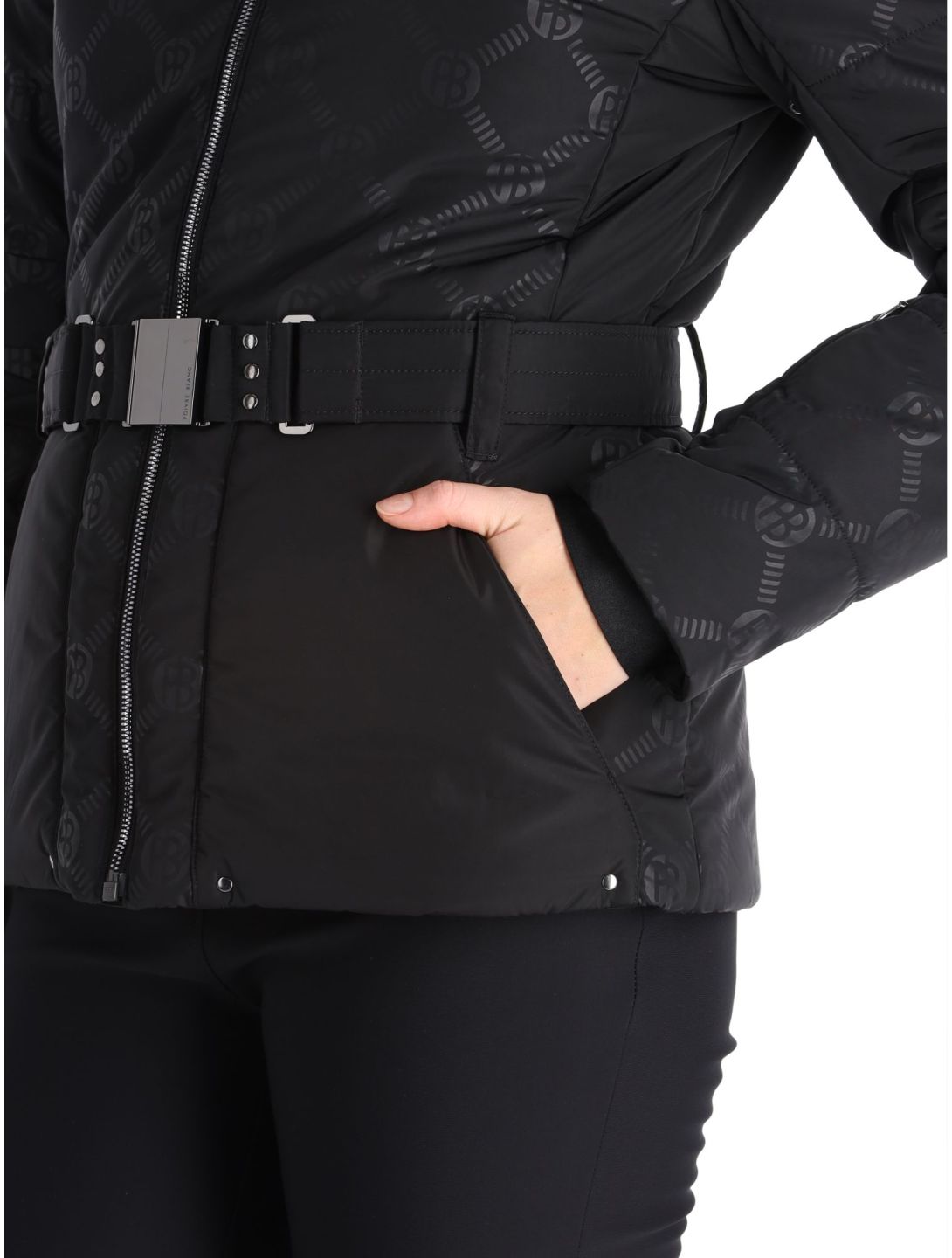 Poivre Blanc, Traditional Line W23-1003-WO/E ski jacket women Embossed Black black 