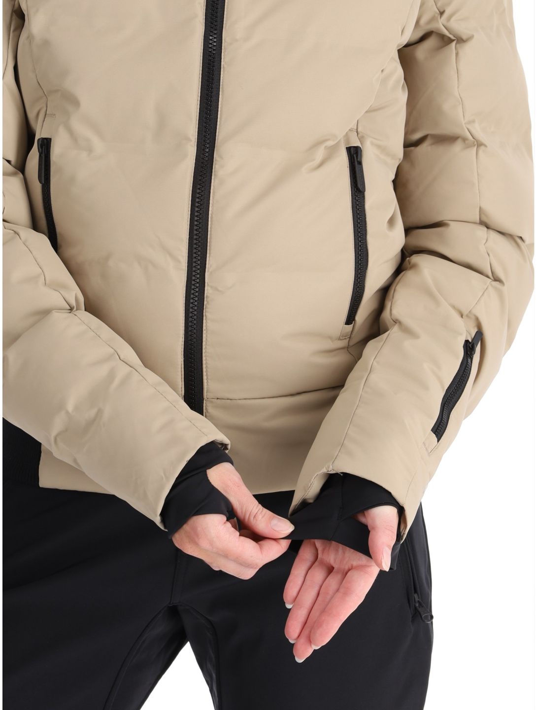 Protest, PRTALYSUMI ski jacket women Bamboo Beige beige 