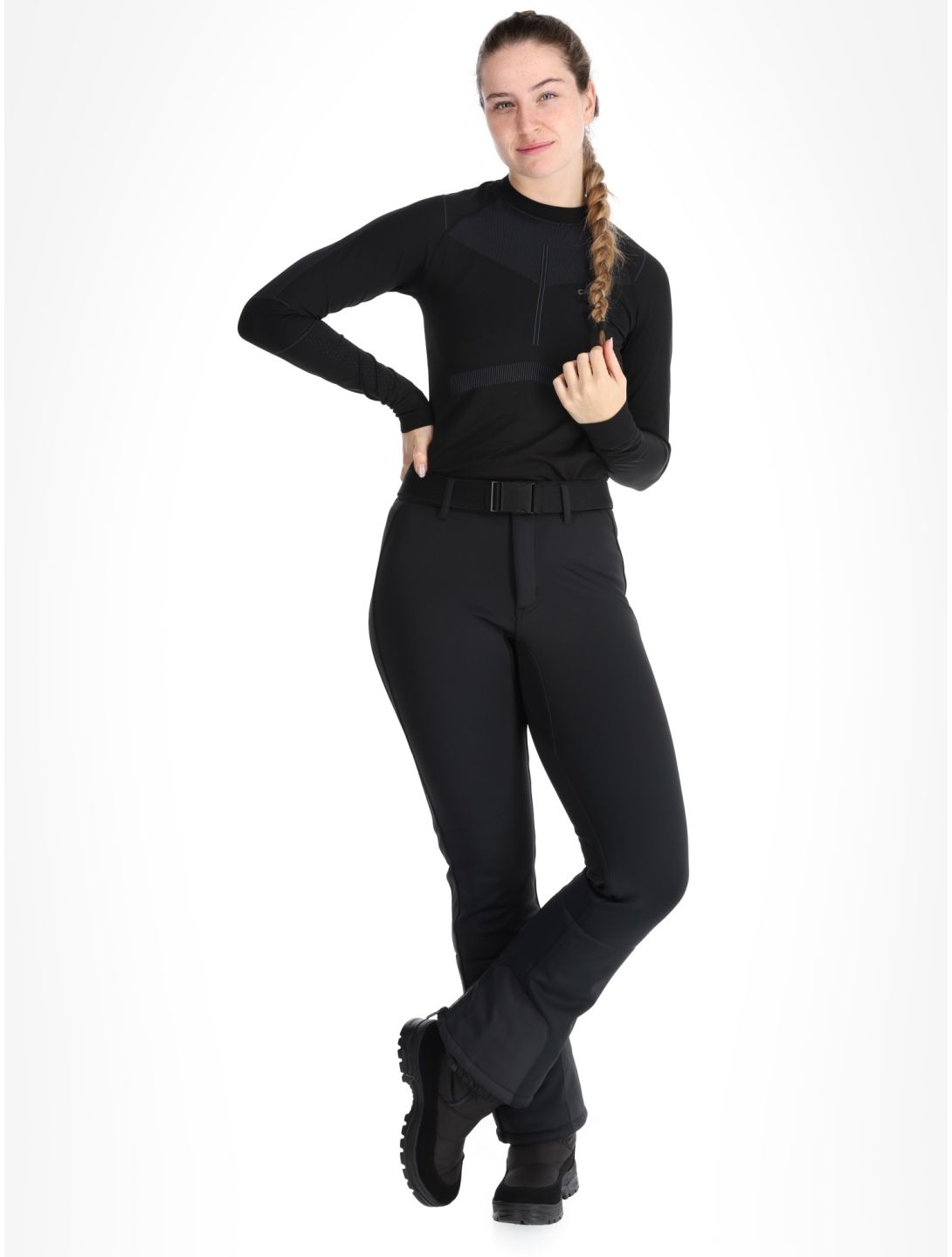 Protest, PRTBABOU ski pants women True Black black 