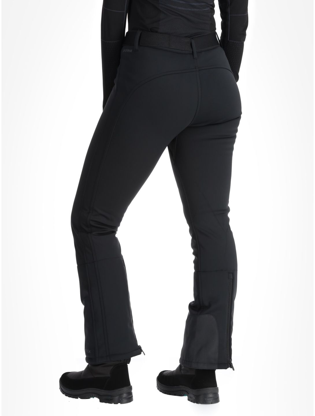 Protest, PRTBABOU ski pants women True Black black 