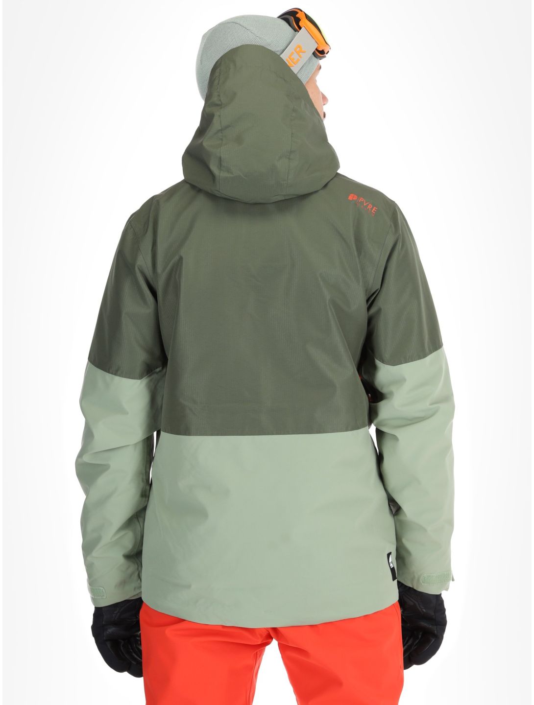 Protest, PRTBAKIE ski jacket men Thyme green 