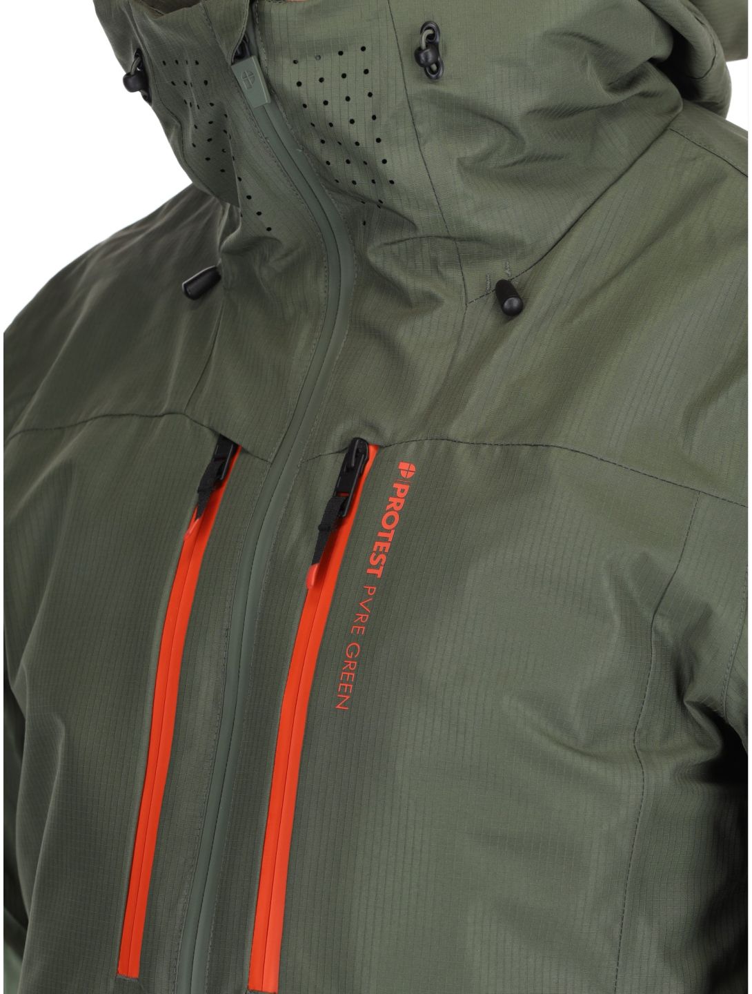 Protest, PRTBAKIE ski jacket men Thyme green 