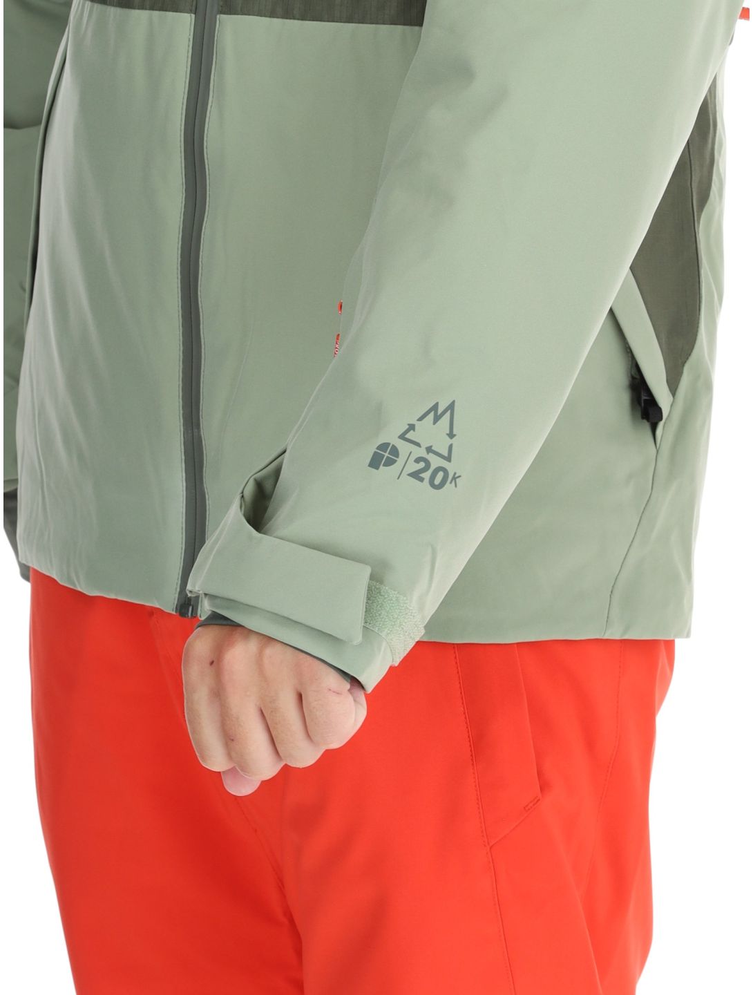 Protest, PRTBAKIE ski jacket men Thyme green 