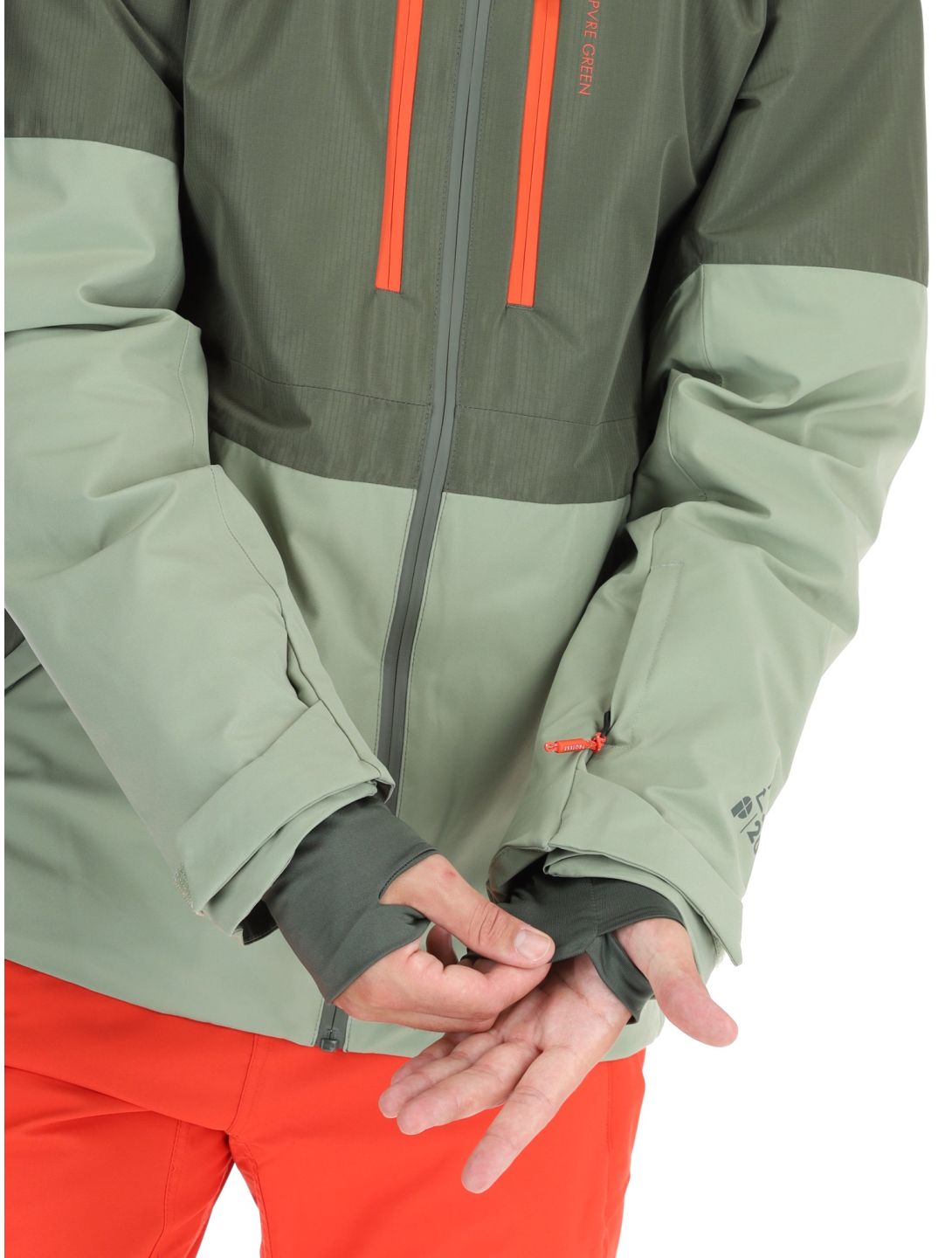 Protest, PRTBAKIE ski jacket men Thyme green 