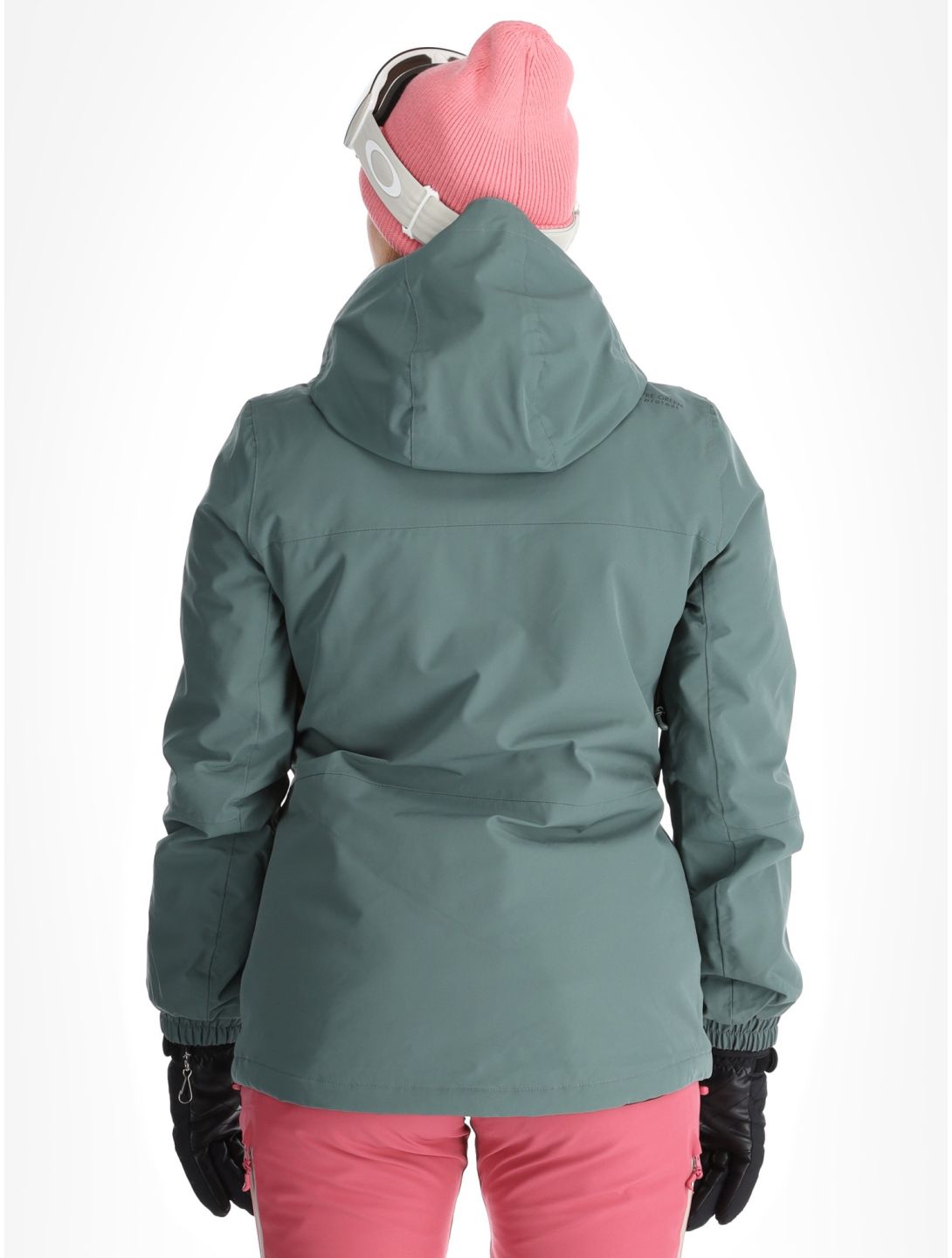 Protest, PRTBEVERLY ski jacket women Evergreen green 