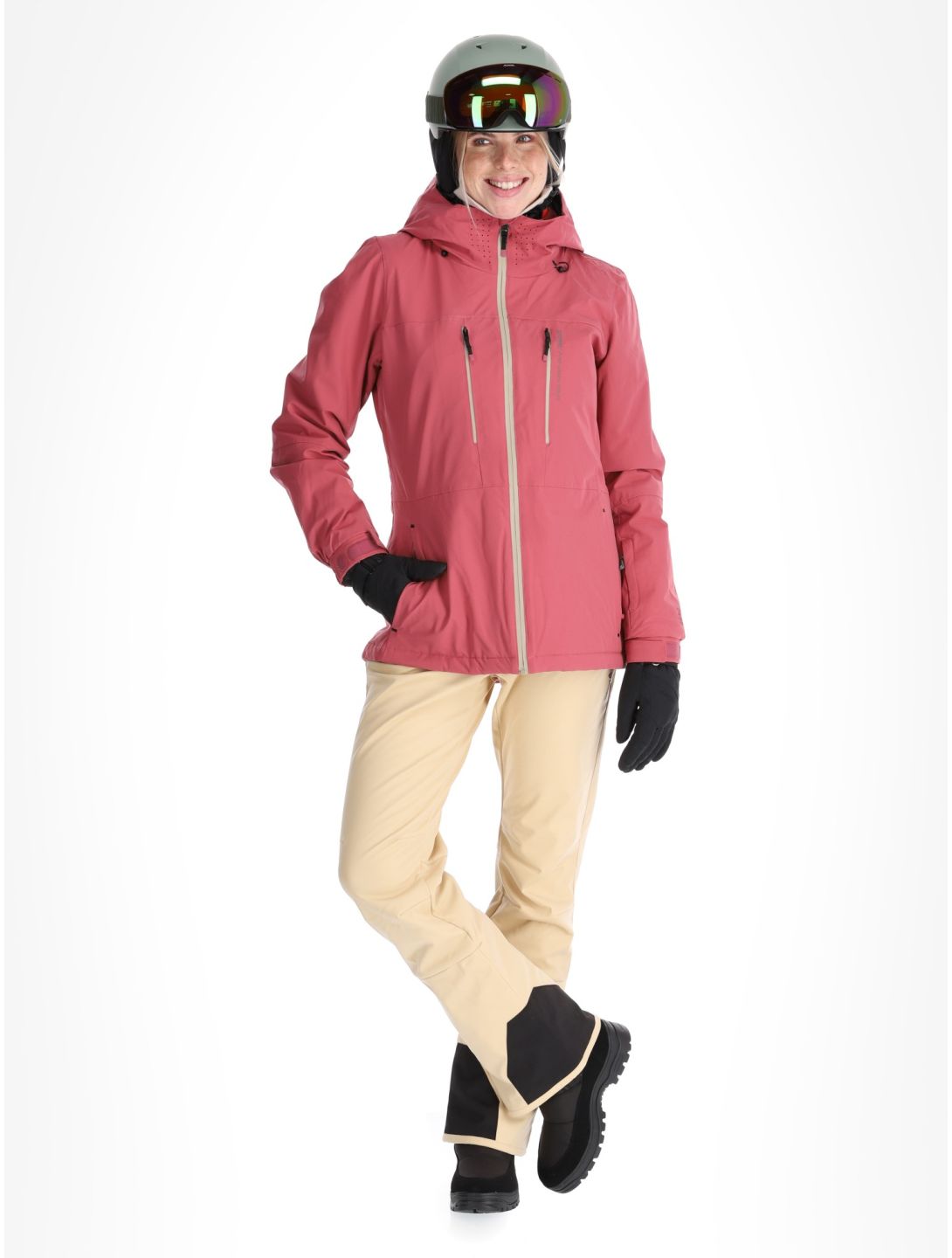 Protest, PRTBEVERLY ski jacket women Rose Dust pink 