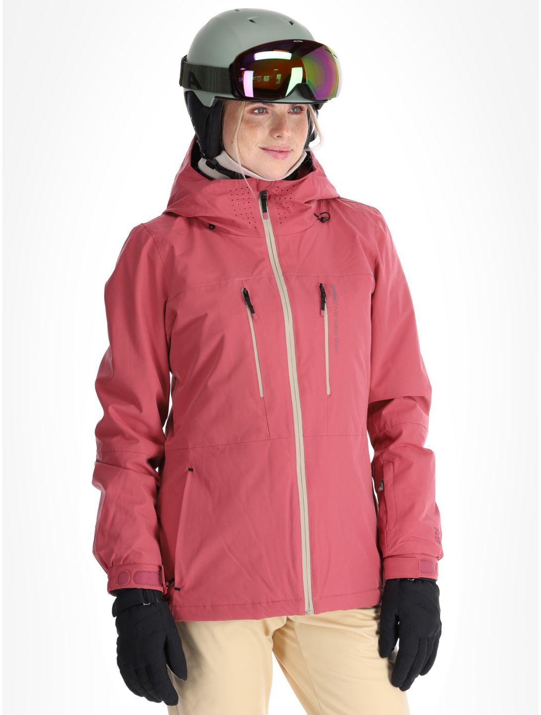 Protest, PRTBEVERLY ski jacket women Rose Dust pink 