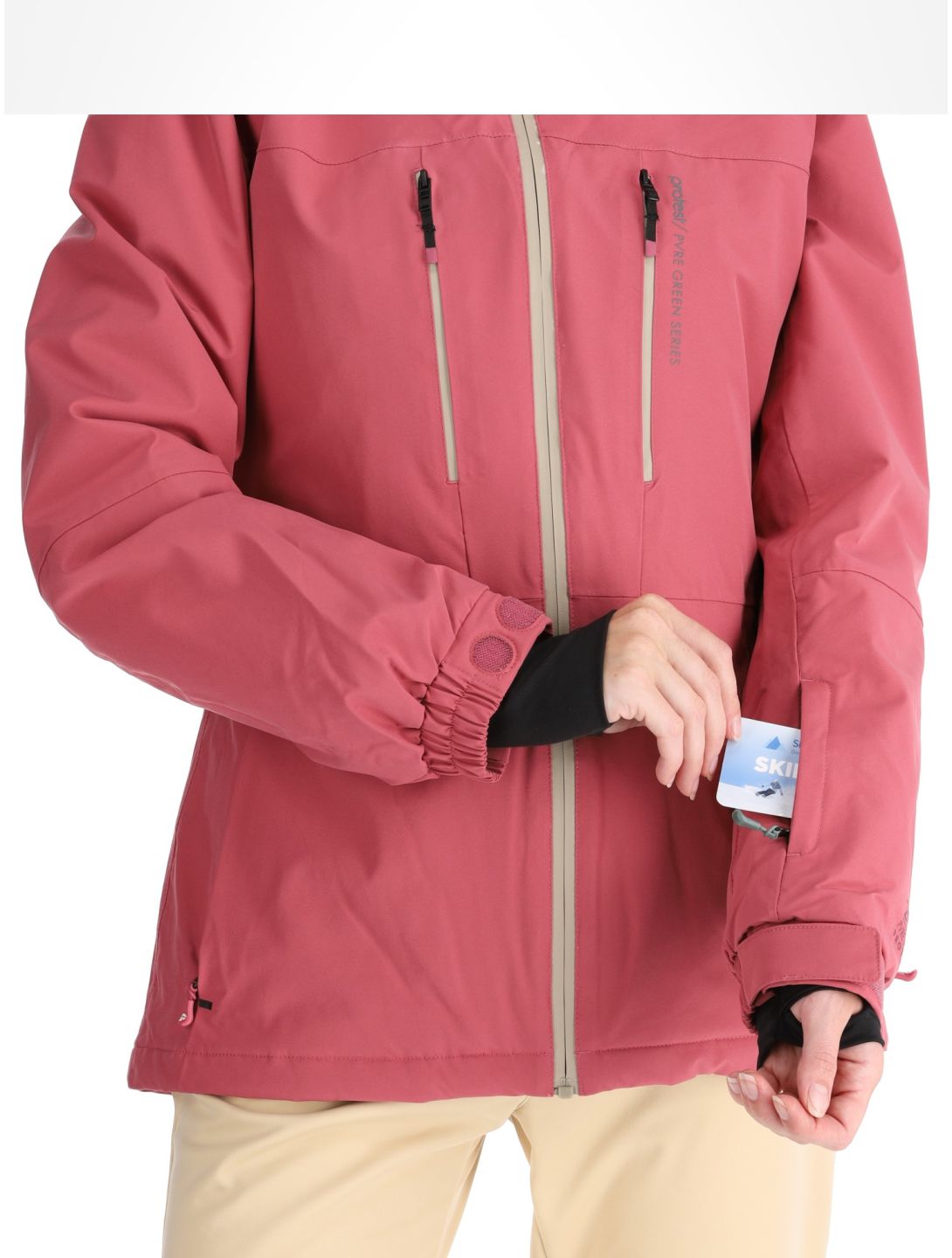 Protest, PRTBEVERLY ski jacket women Rose Dust pink 