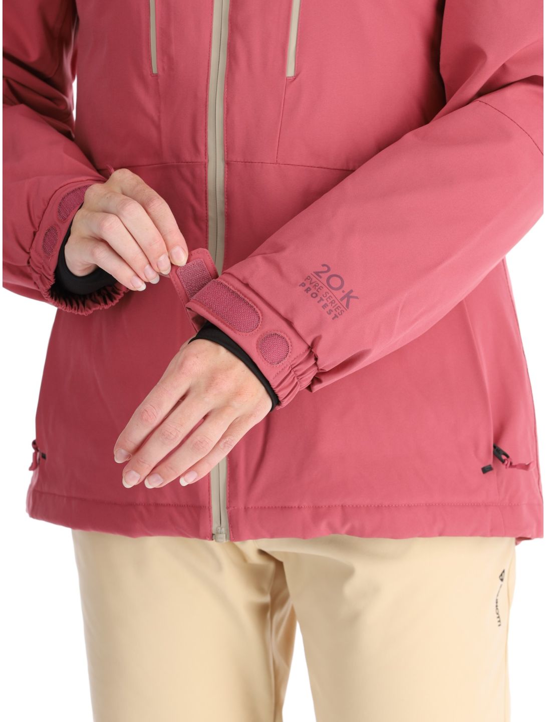 Protest, PRTBEVERLY ski jacket women Rose Dust pink 