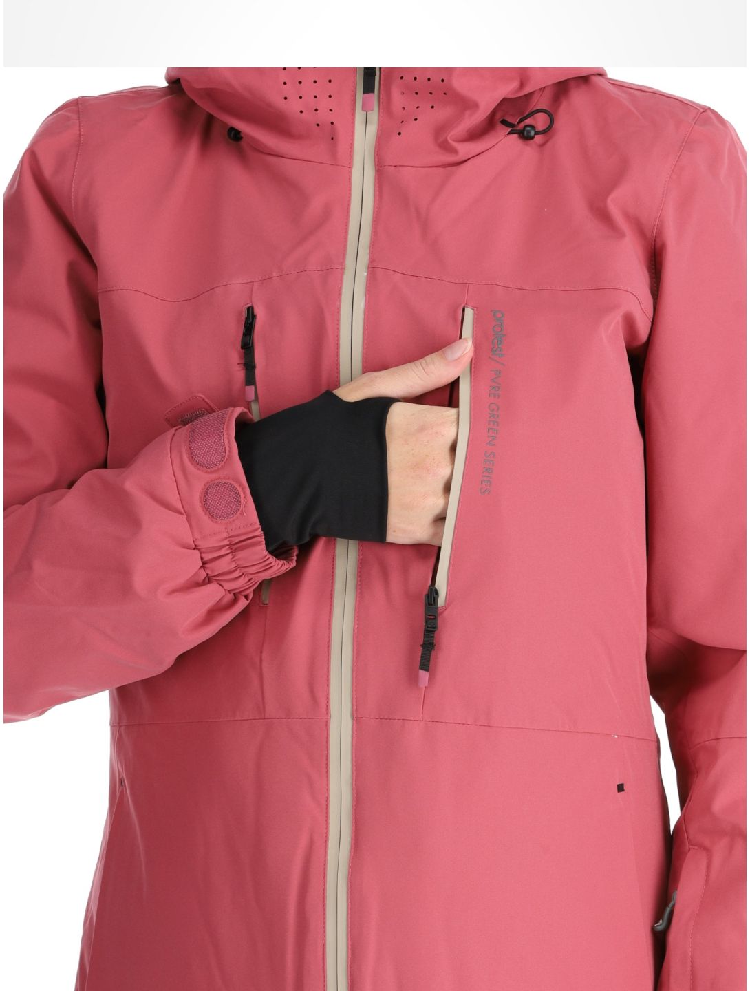 Protest, PRTBEVERLY ski jacket women Rose Dust pink 