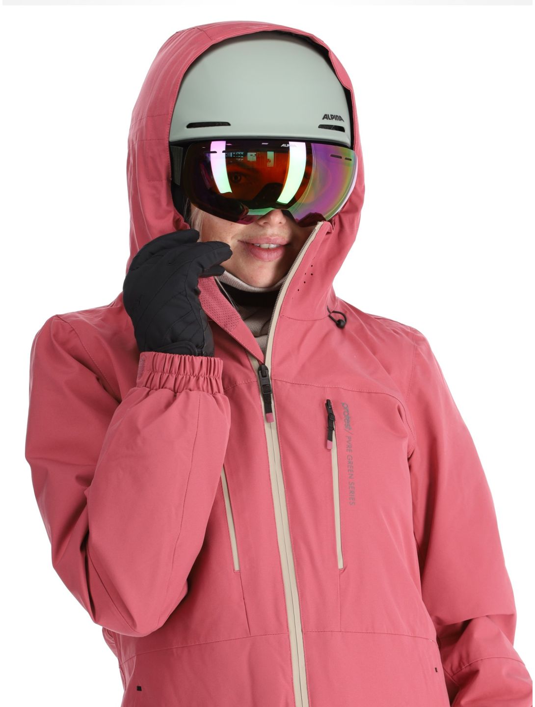 Protest, PRTBEVERLY ski jacket women Rose Dust pink 