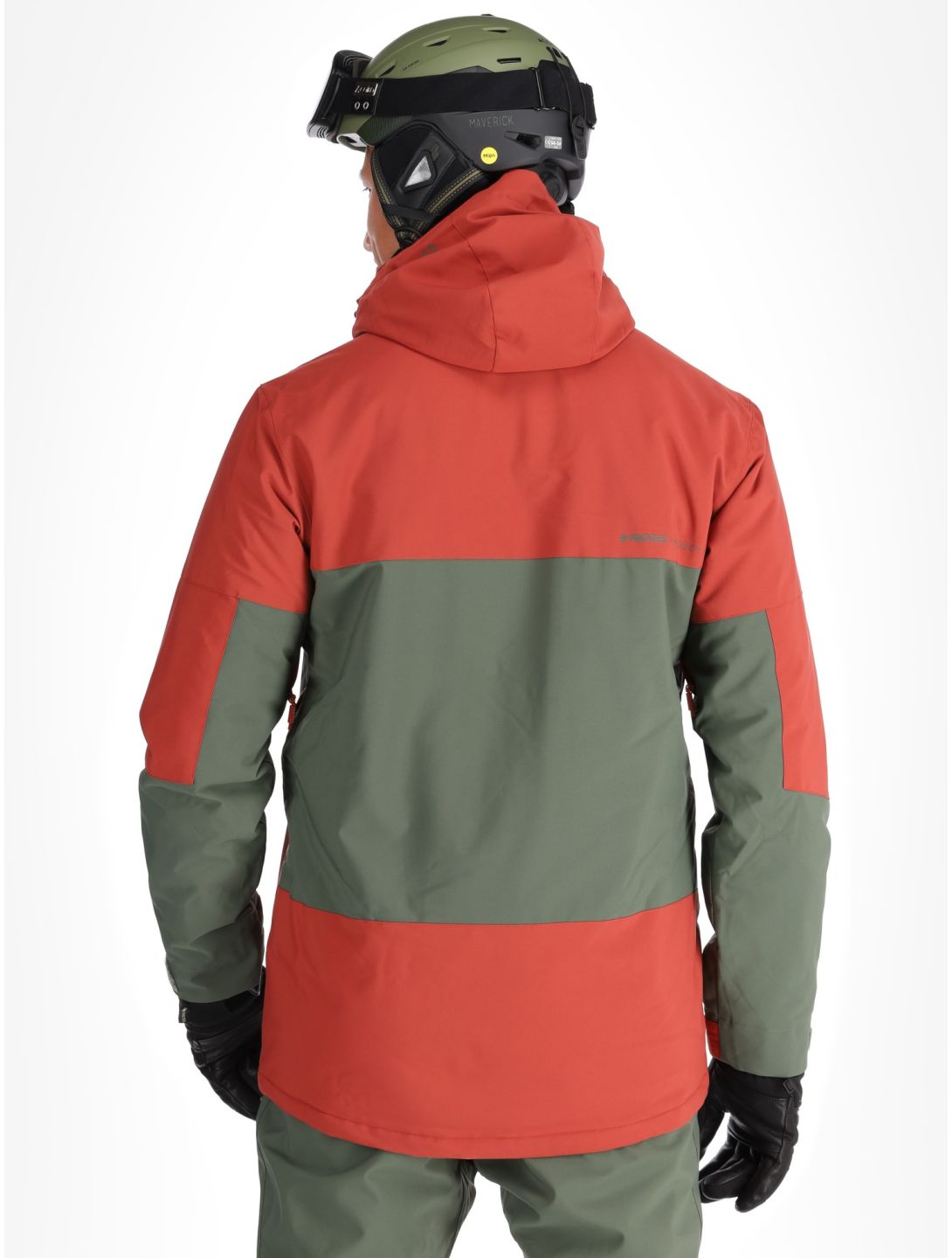 Protest, PRTDAZZLE ski jacket men Barn Red green, red 