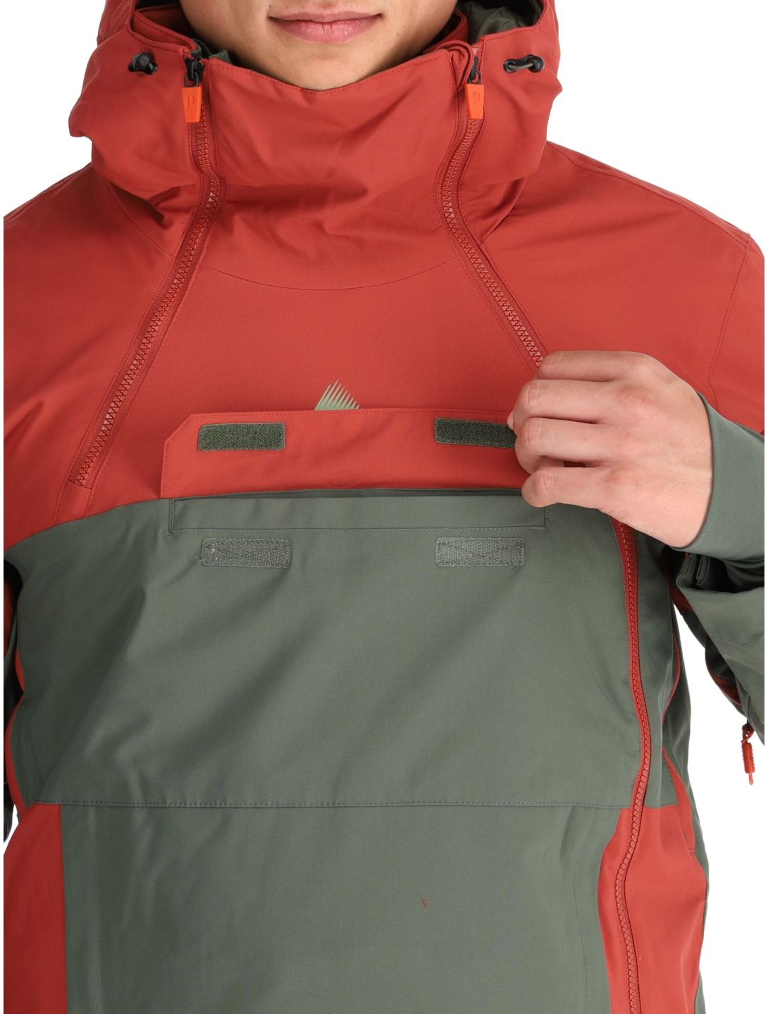 Protest, PRTDAZZLE ski jacket men Barn Red green, red 