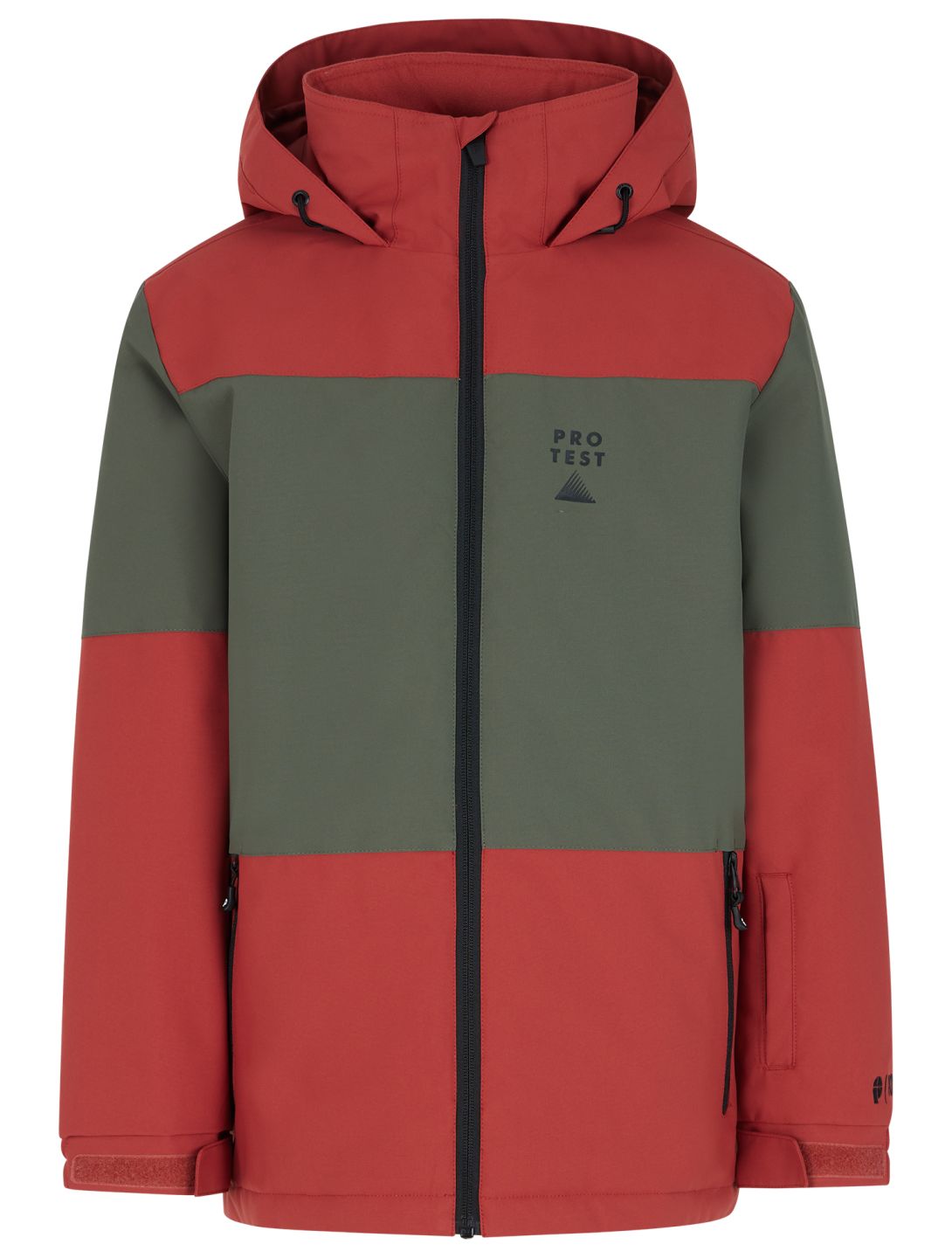 Protest, PRTDECKS JR ski jacket kids Barn Red green, red 