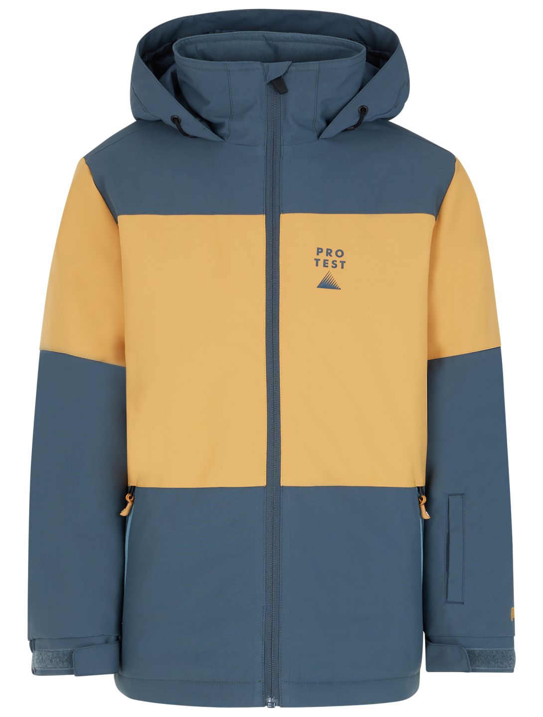 Protest, PRTDECKS JR ski jacket kids Yale Blue blue, yellow 