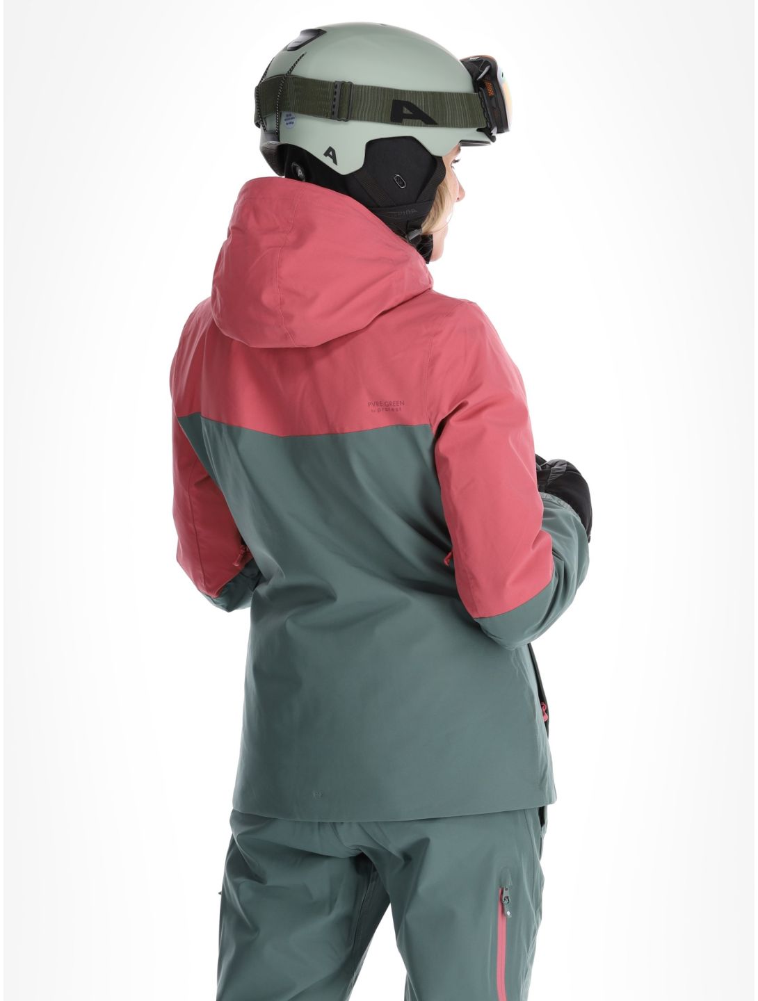 Protest, PRTDISK ski jacket women Rose Dust green, pink 