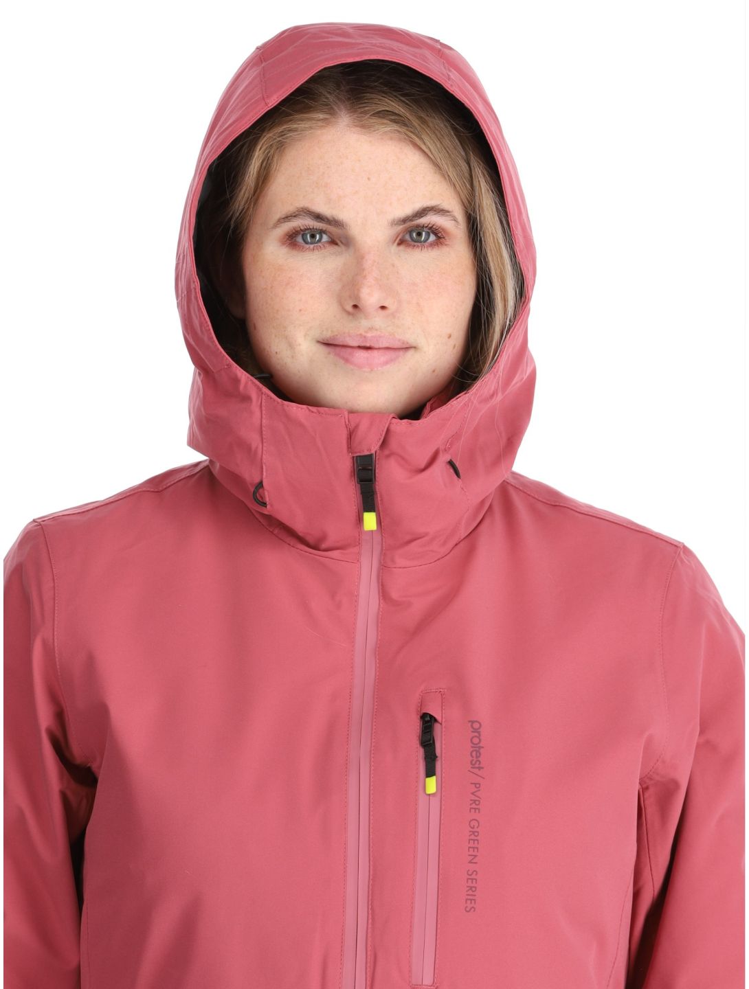 Protest, PRTDISK ski jacket women Rose Dust green, pink 