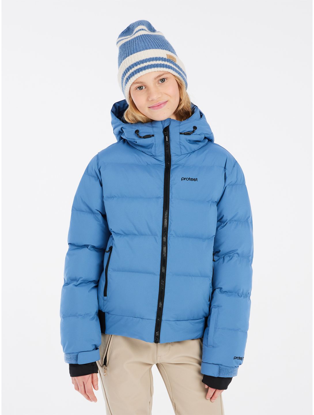 Protest, PRTELINY JR ski jacket kids Galaxy blue 