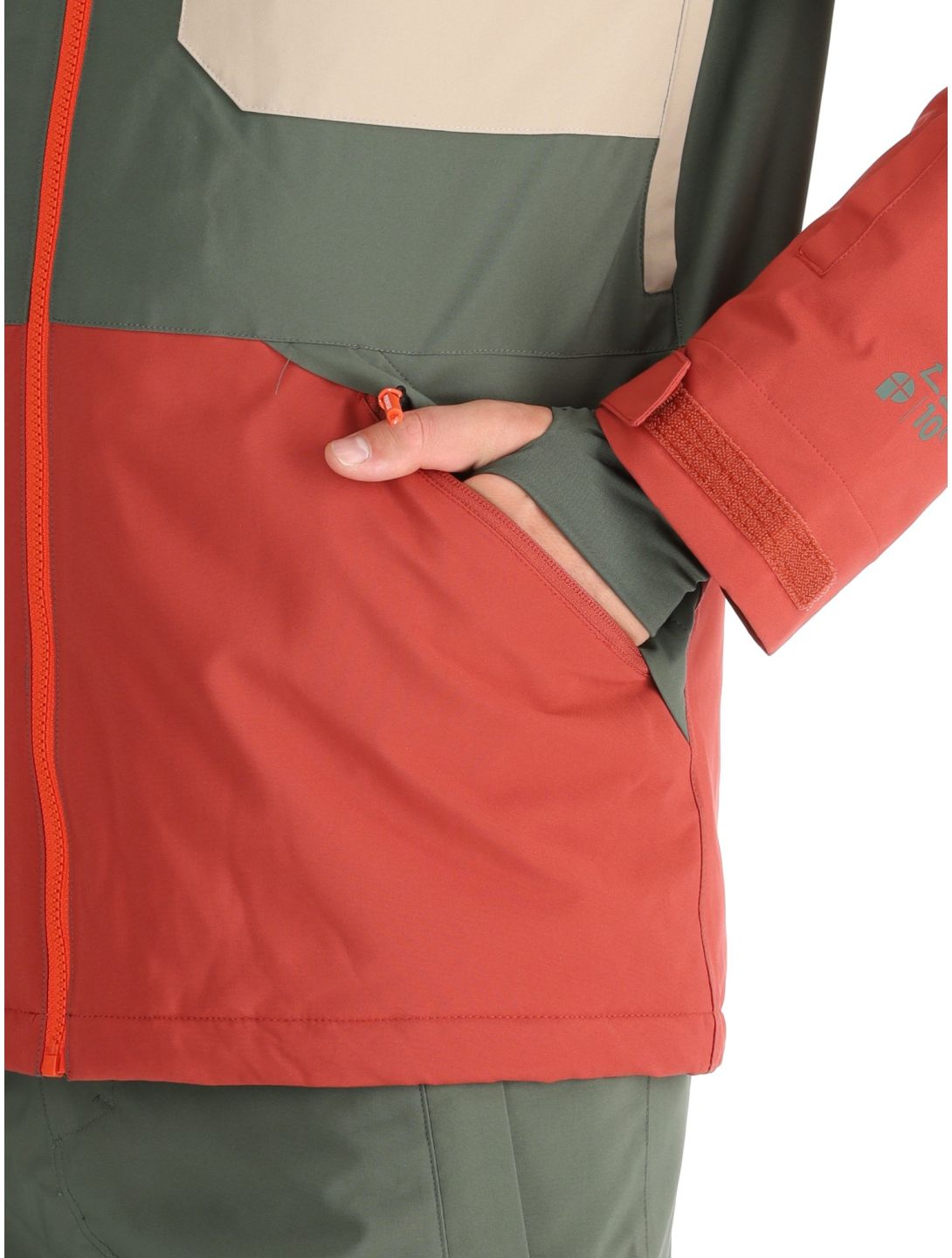 Protest, PRTENSTONE ski jacket men Barn Red green, red 