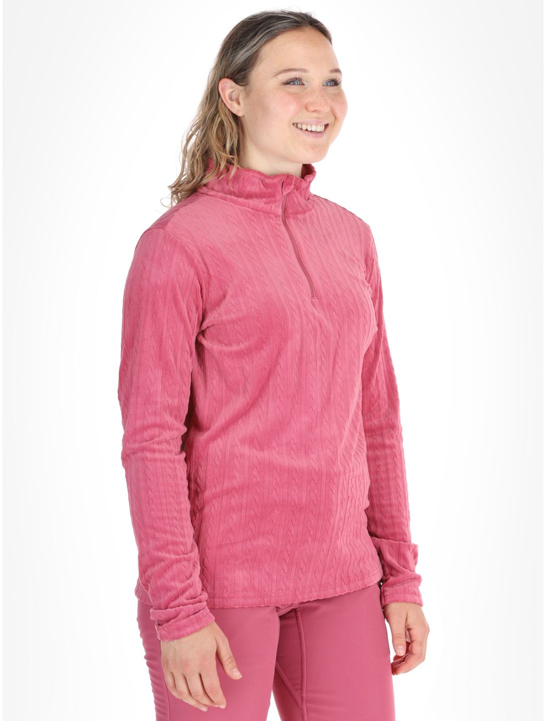 Protest, PRTGAIL 1/4 zip pullover women Rose Dust pink 