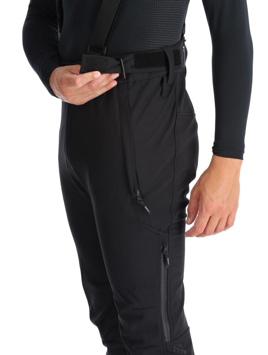 Protest, PRTHOLLOWS ski pants men True Black black 