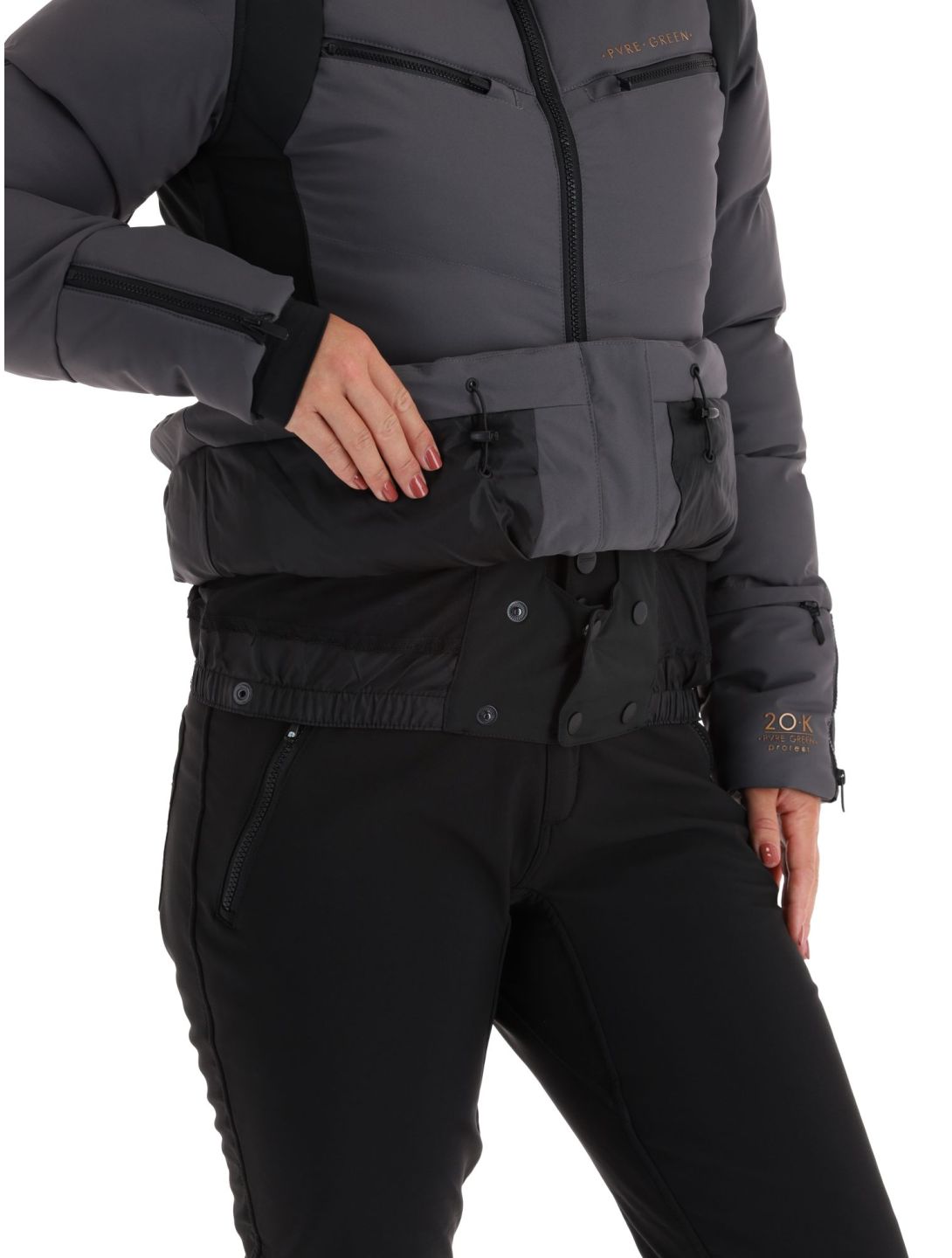 Protest, Prtiku ski jacket women Shadow Grey grey 