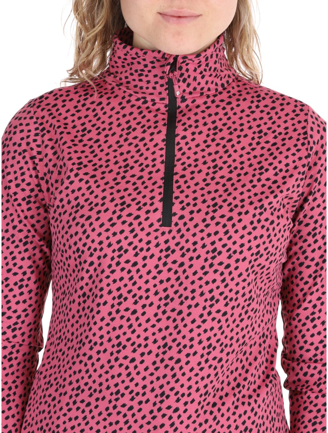 Protest, PRTKACEY 1/4 zip pullover women Rose Dust pink 