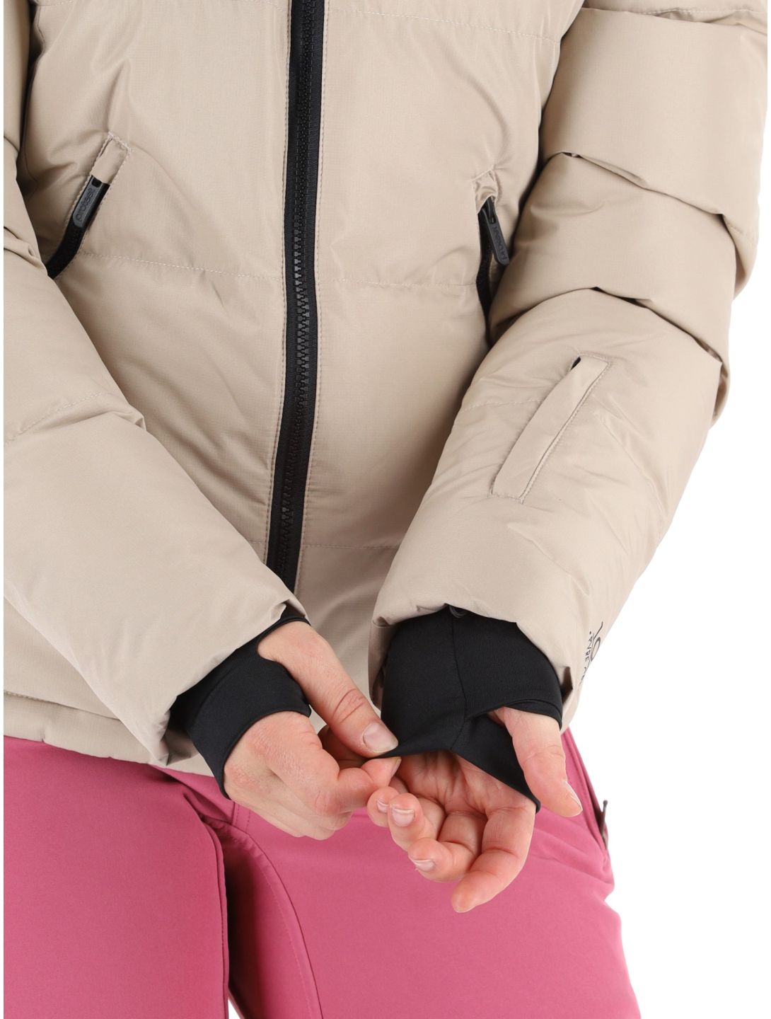 Protest, PRTLUCID ski jacket women Bamboo Beige beige 