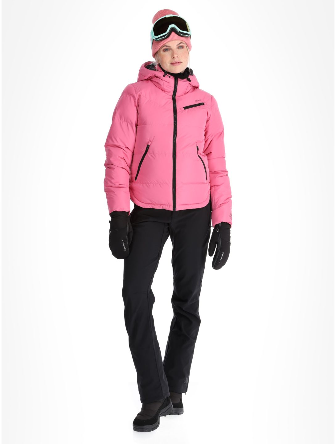 Protest, PRTLUCID ski jacket women Foxy Pink pink 