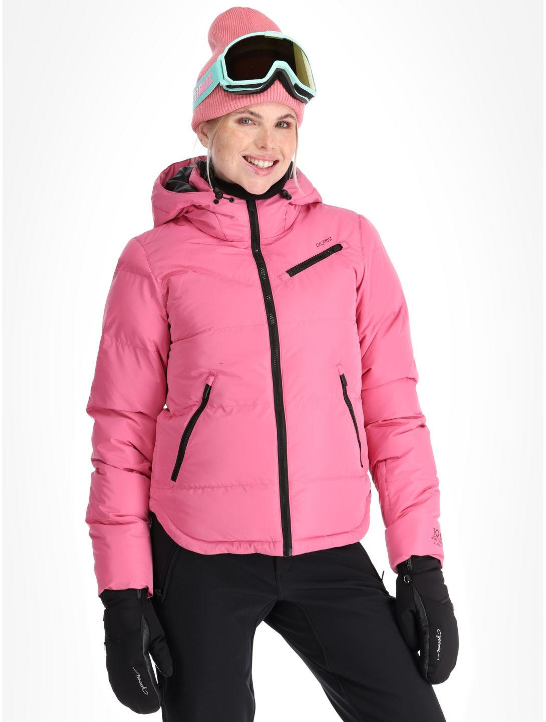 Protest, PRTLUCID ski jacket women Foxy Pink pink 