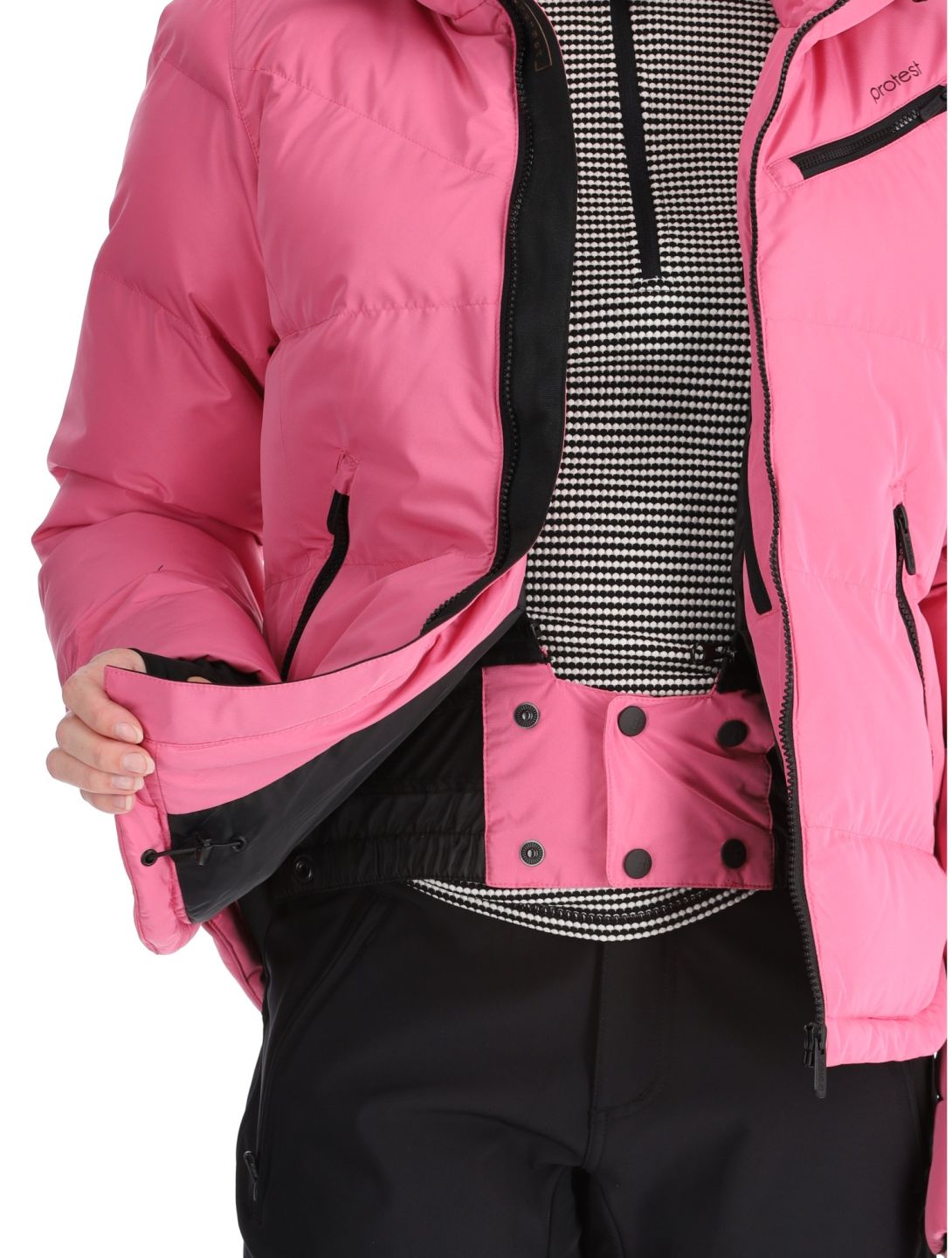 Protest, PRTLUCID ski jacket women Foxy Pink pink 