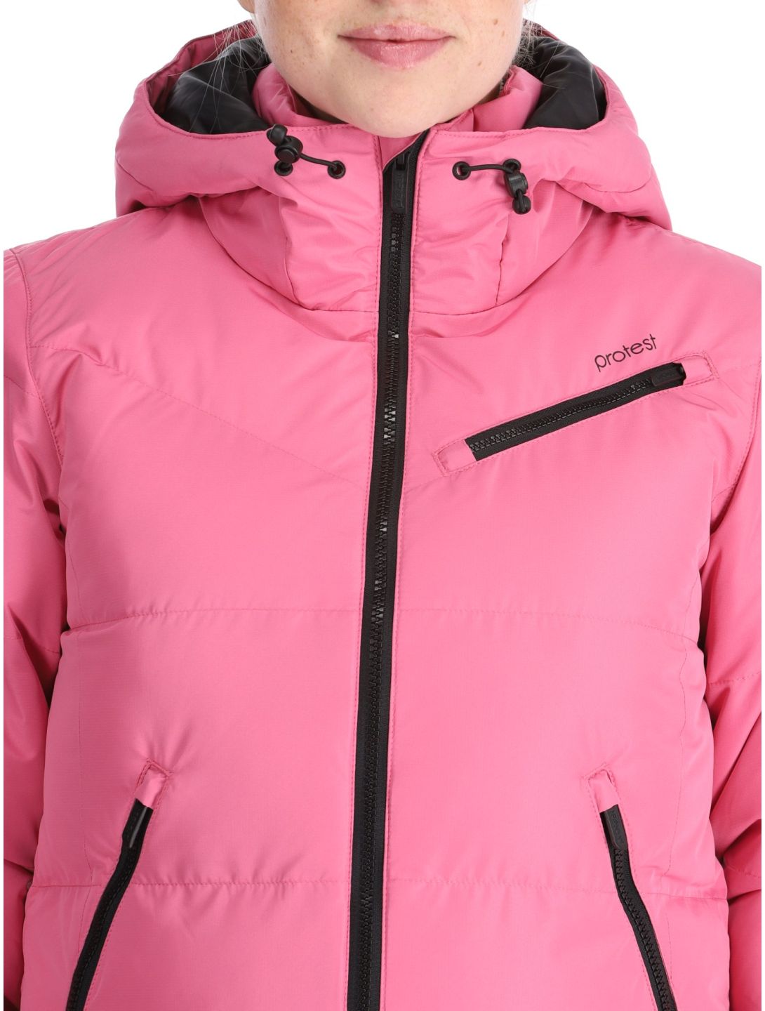 Protest, PRTLUCID ski jacket women Foxy Pink pink 