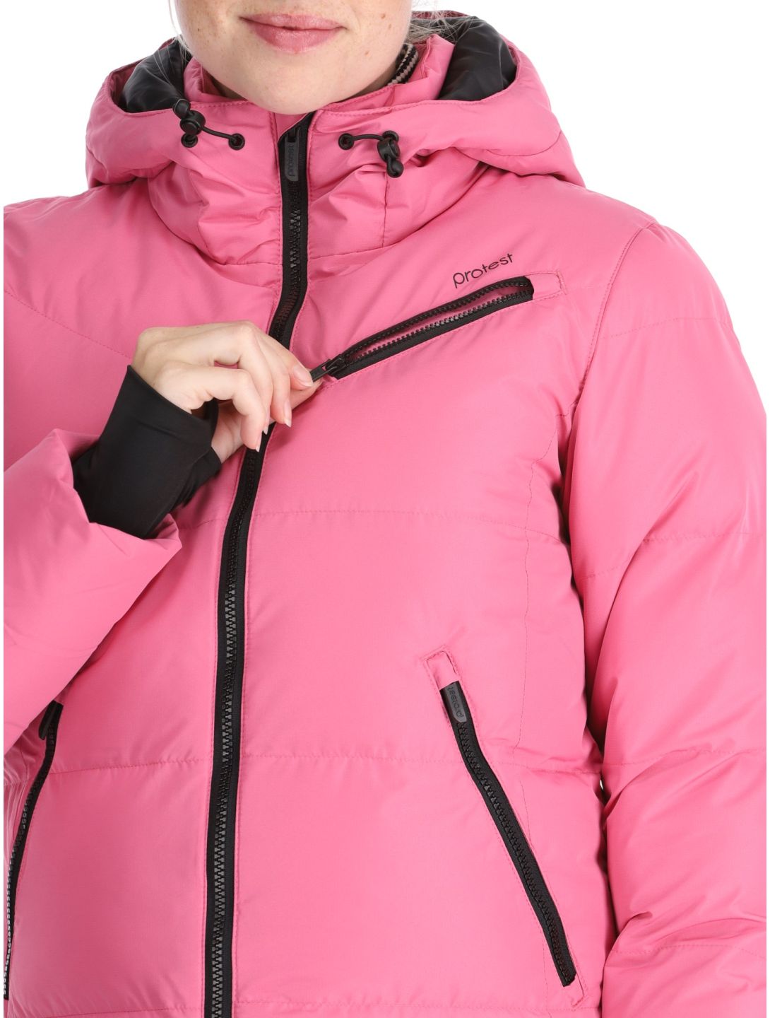 Protest, PRTLUCID ski jacket women Foxy Pink pink 