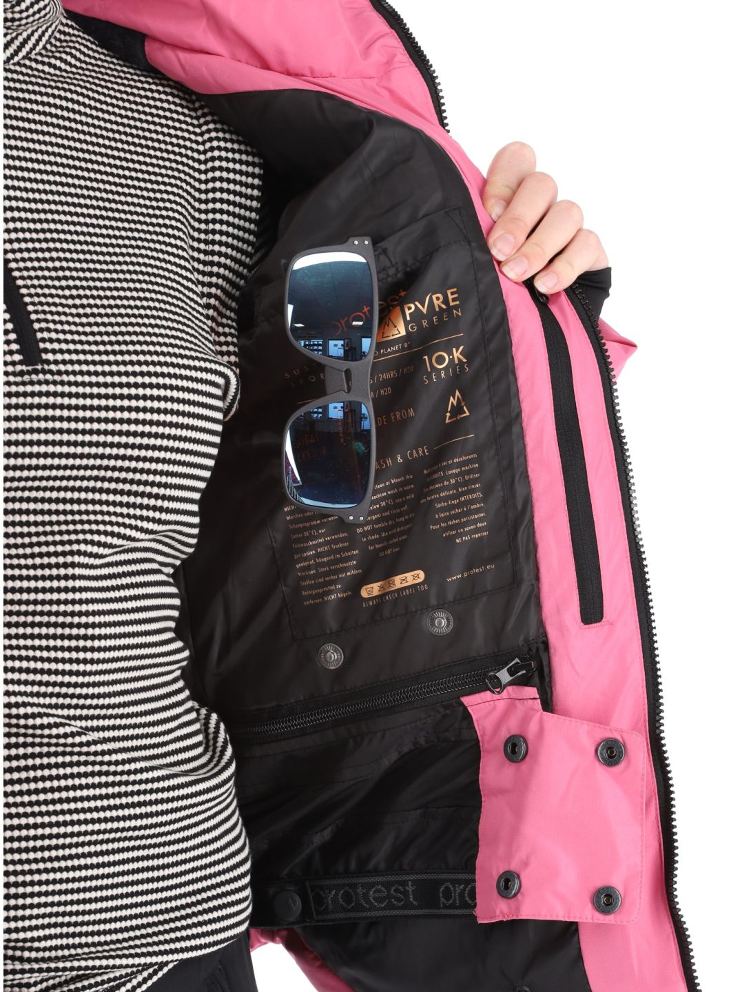 Protest, PRTLUCID ski jacket women Foxy Pink pink 