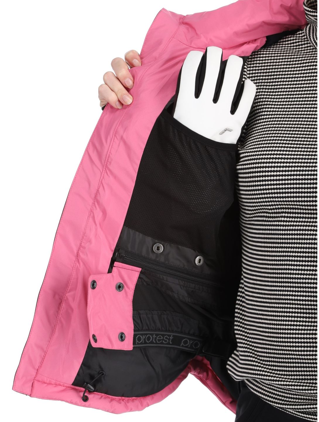 Protest, PRTLUCID ski jacket women Foxy Pink pink 