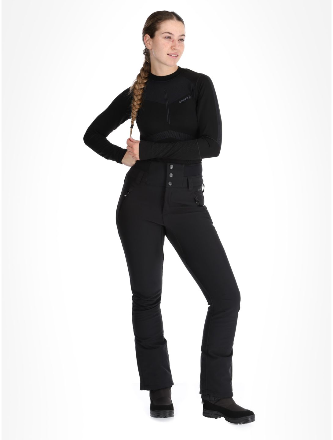 Protest, PRTLULLABYOS ski pants women True Black black 