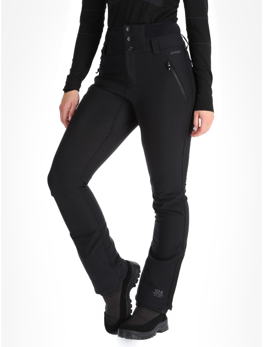 Protest, PRTLULLABYOS ski pants women True Black black 