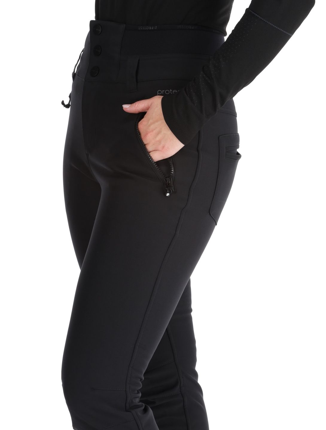 Protest, PRTLULLABYOS ski pants women True Black black 