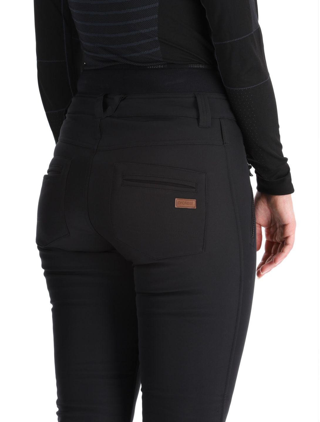 Protest, PRTLULLABYOS ski pants women True Black black 