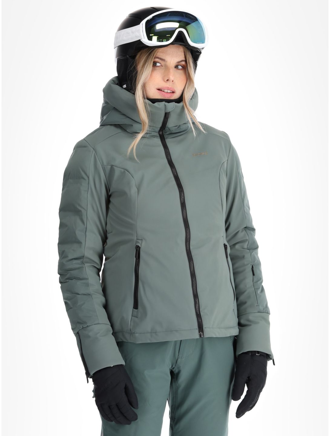 Protest, PRTMERCURY ski jacket women Evergreen green 