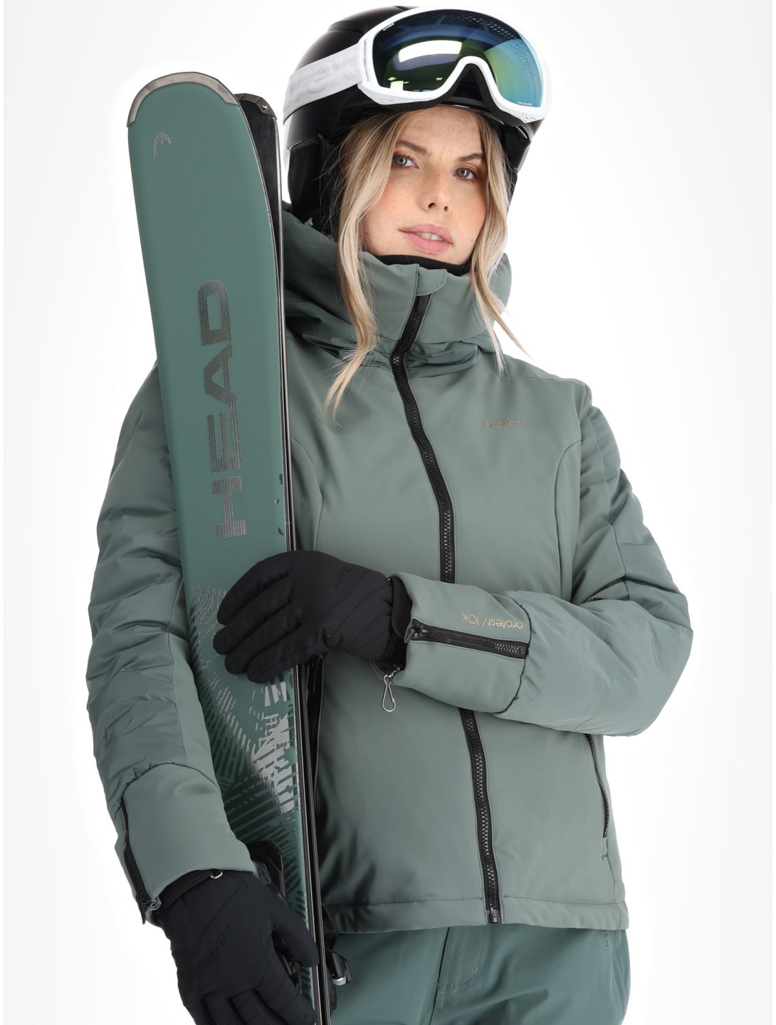 Protest, PRTMERCURY ski jacket women Evergreen green 