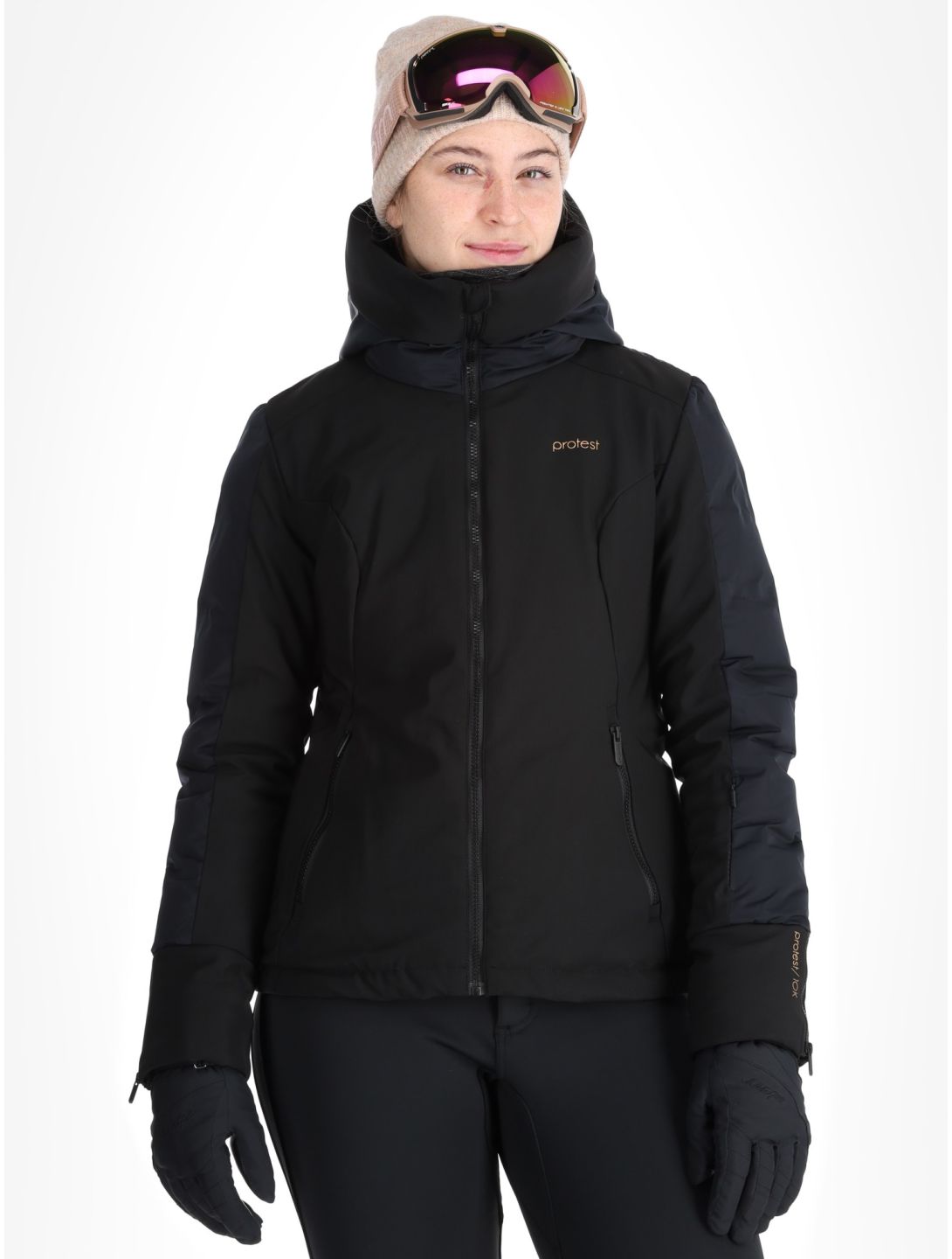 Protest, PRTMERCURY ski jacket women True Black black 