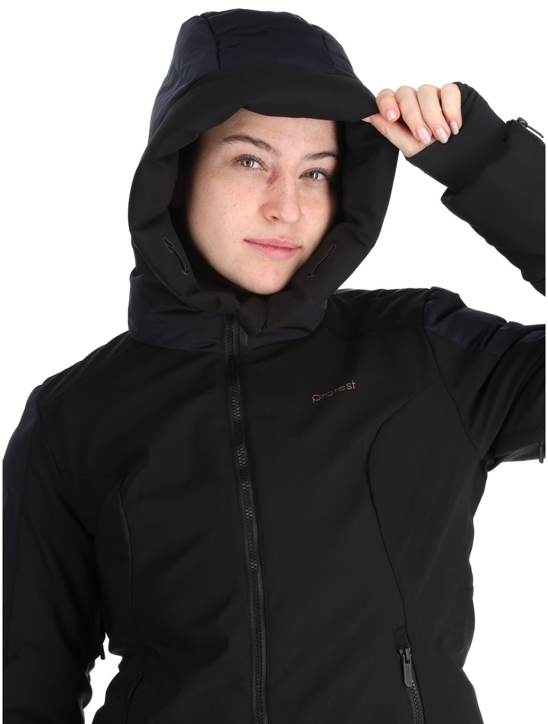 Protest, PRTMERCURY ski jacket women True Black black 